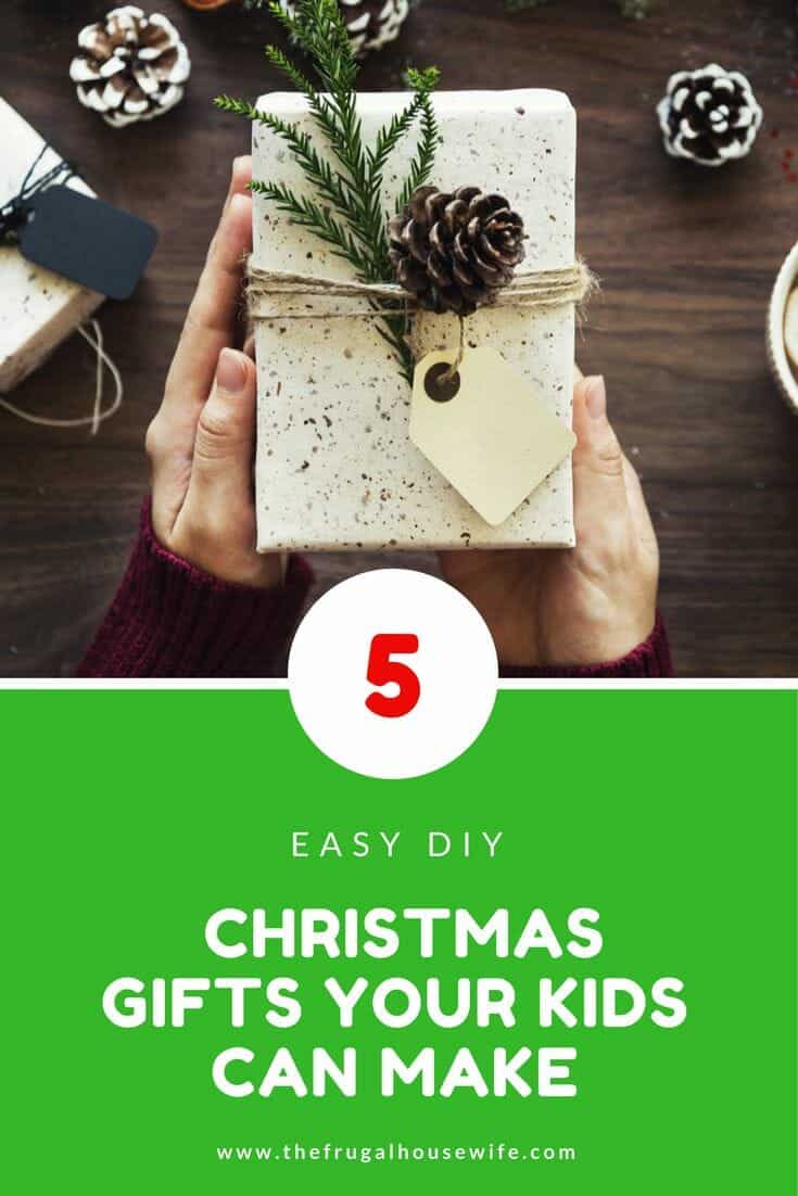 5 Easy DIY Christmas Gifts Your Kids Can Make