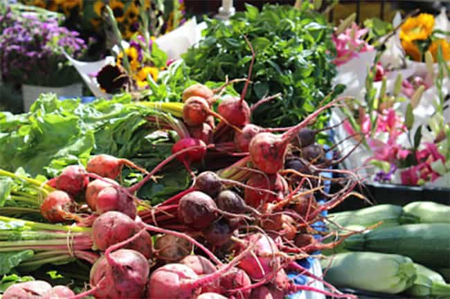 Vegetables at the farmer's market