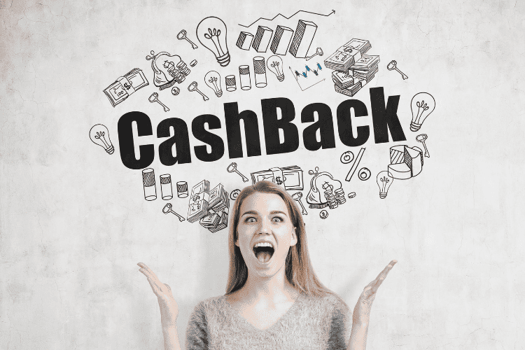 Graphic of Cashback words